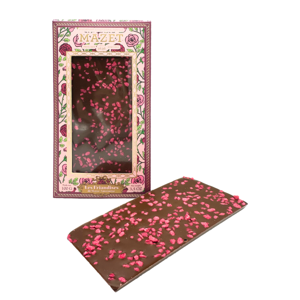 Плитка молочного шоколада Petale De Rose, 100 г