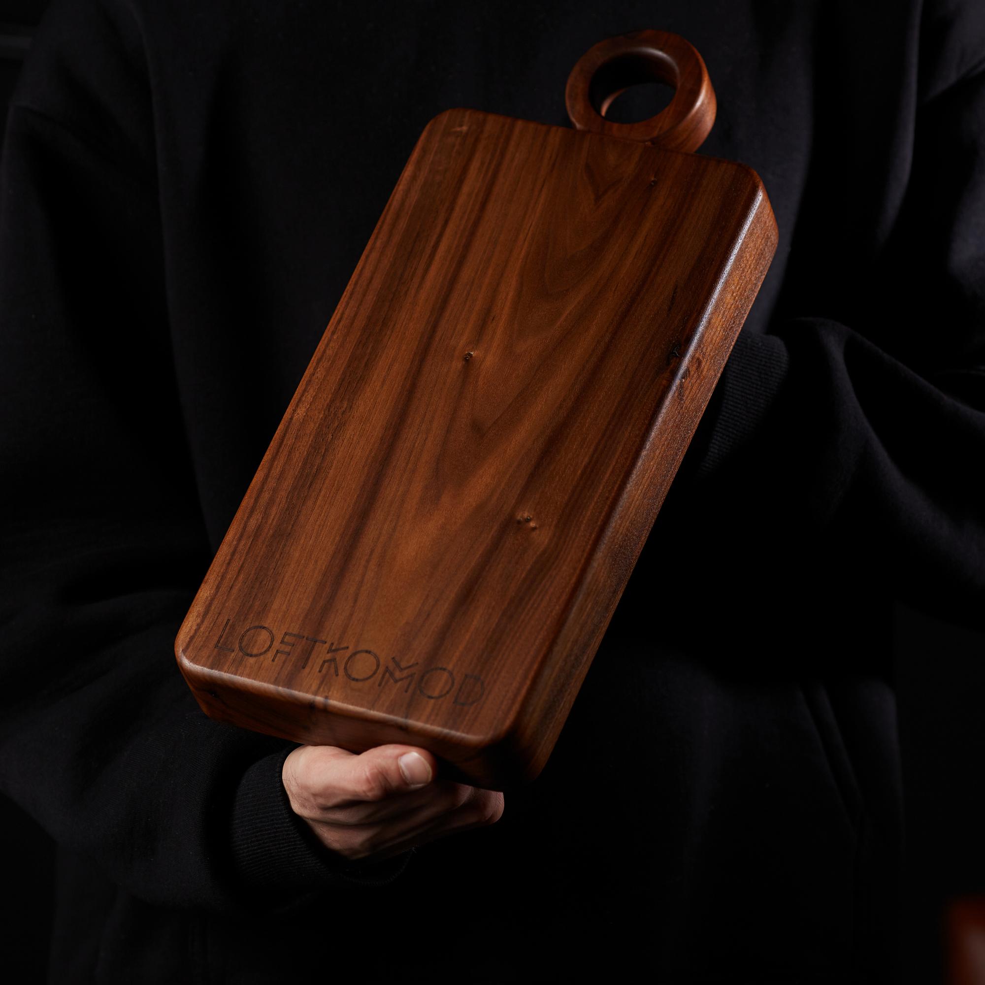 Доска-поднос из американского ореха