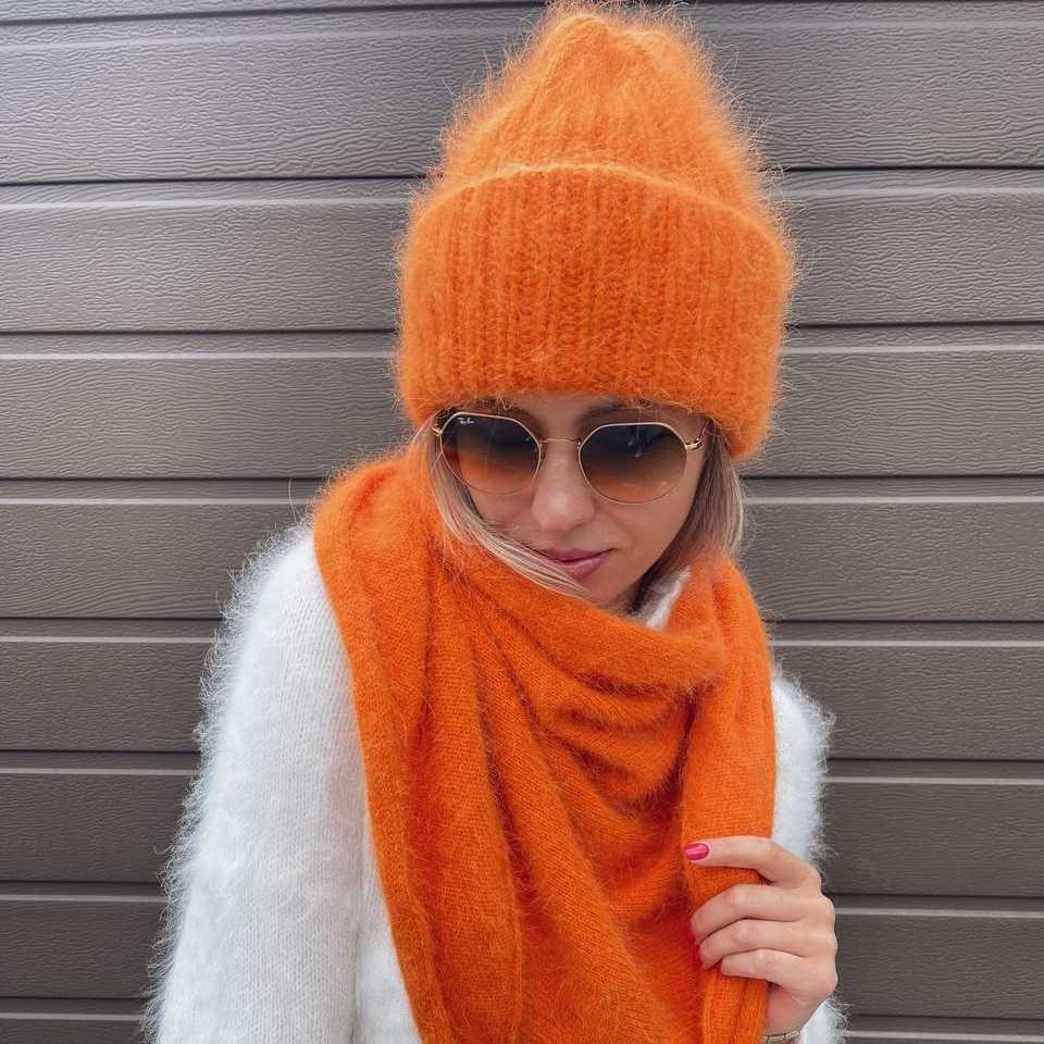 МК "Шапка+Косынка+Варежки+Шарф"