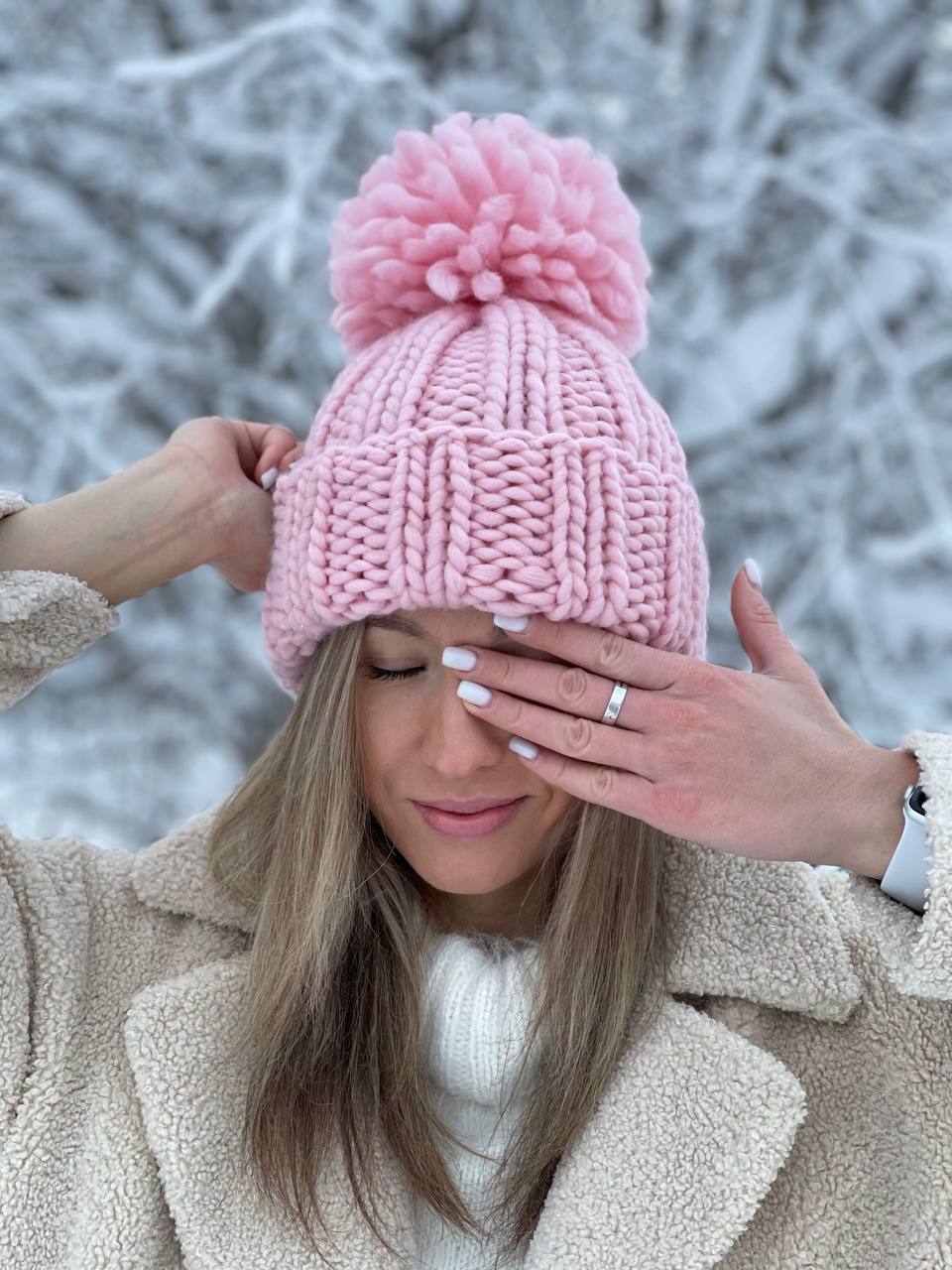 МК "Шапка с помпоном"