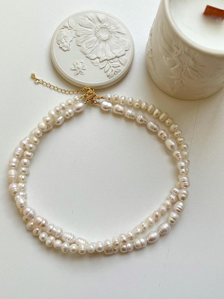 Чокер из речного жемчуга