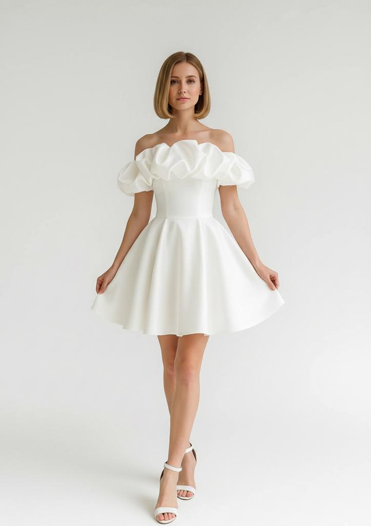 Свадебное платье Lily мини купить в СПб