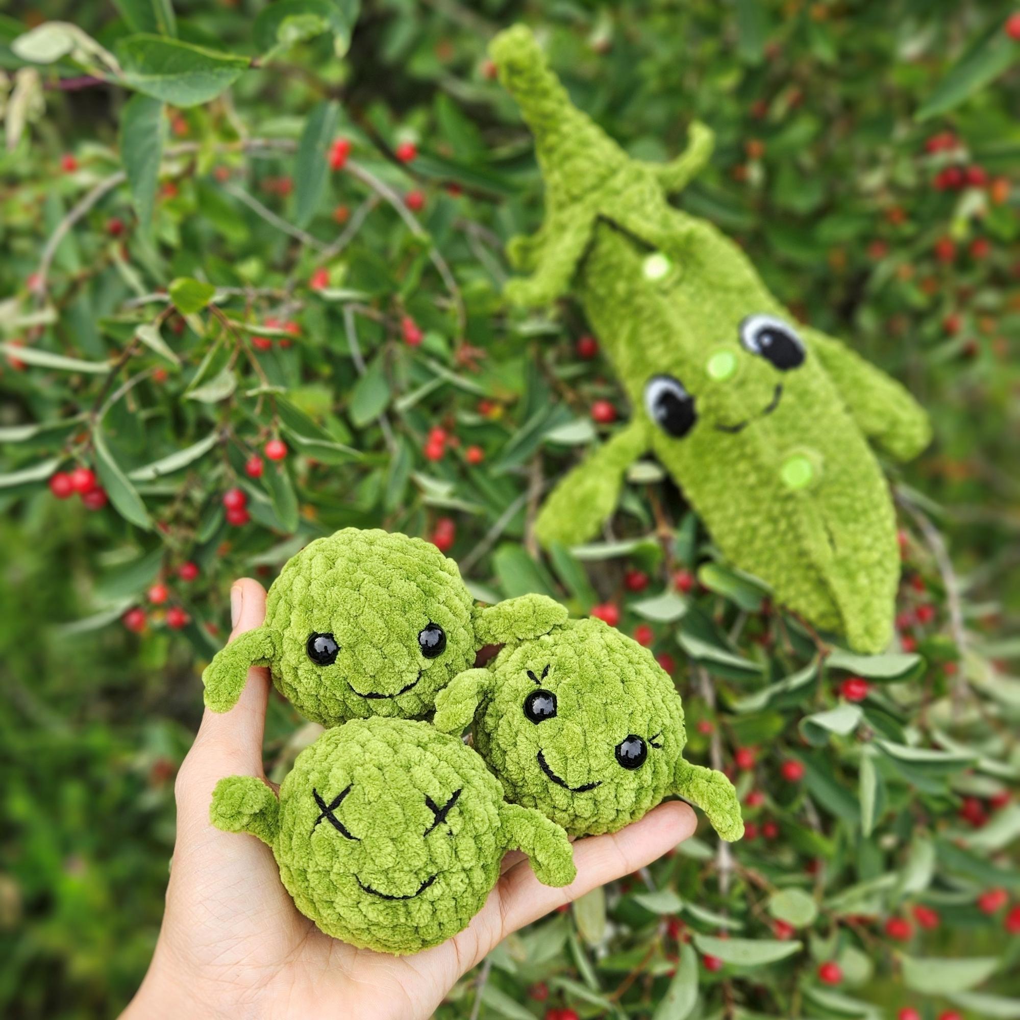 Мастер-класс "Зеленый горошек"