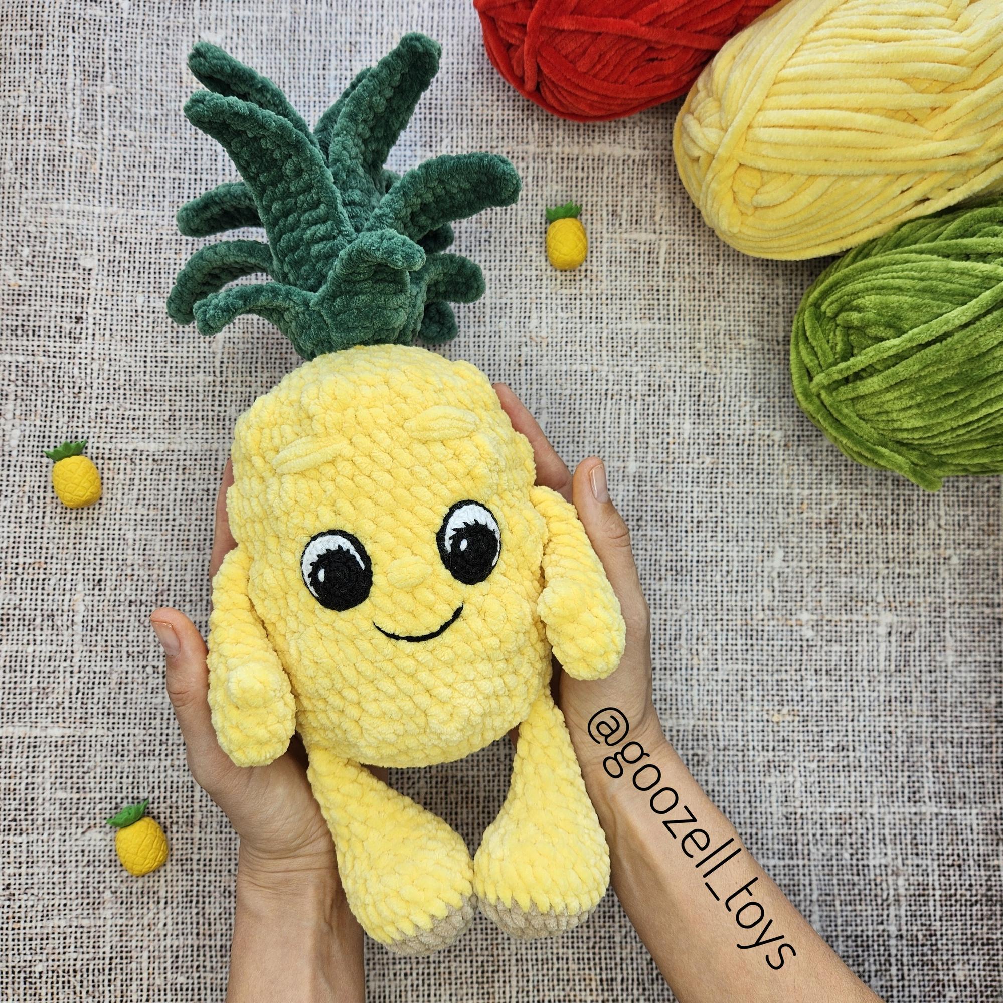 Мастер-класс "Плюшевый Ананас"