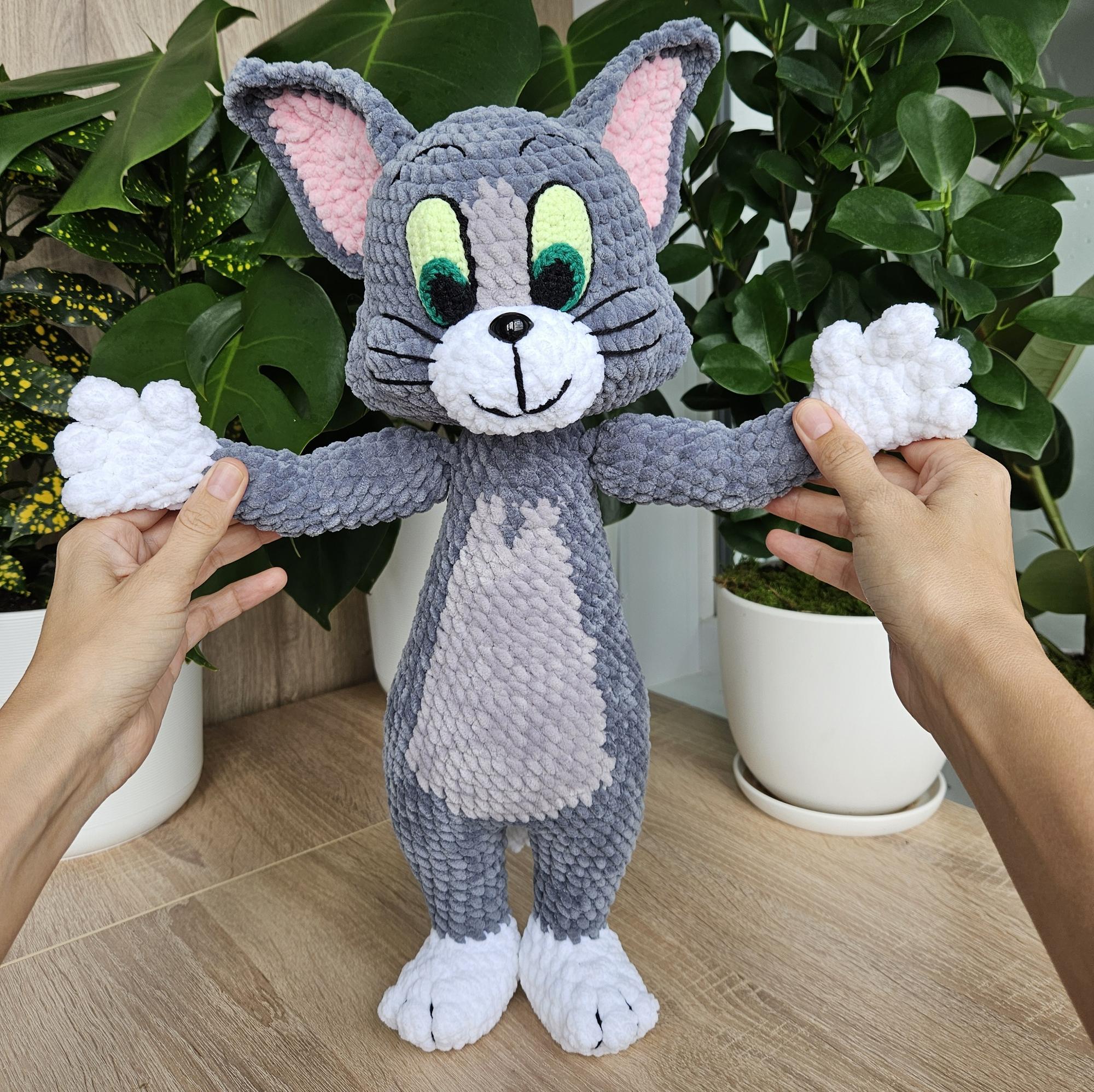 Мастер-класс "Вязаный Кот Том"