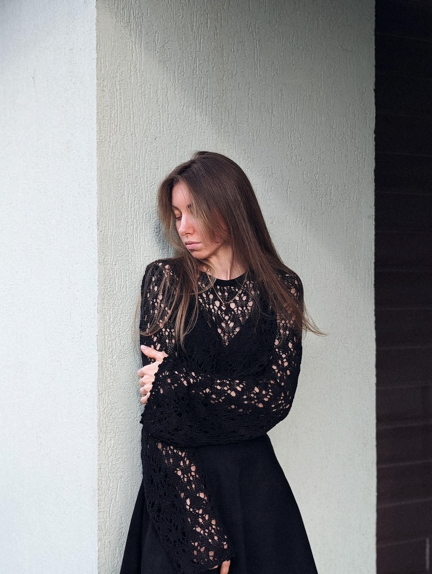 Инструкция кроп-топ "Сатти"