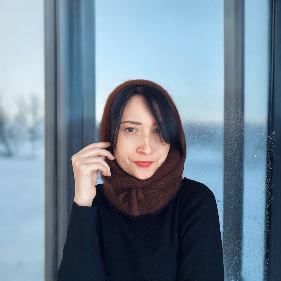 МК Капюшон спицами