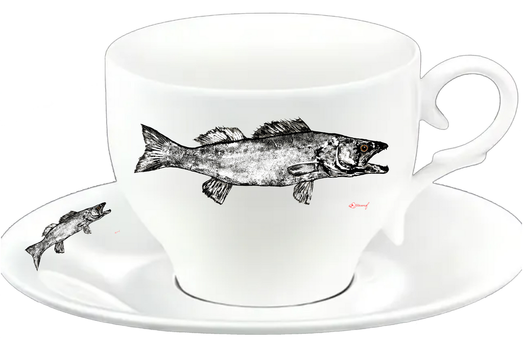 #чайная пара#подарок любимому#подарок любимой,#подарок на 23 фераля#подарок на Новый год#подарок на 8 марта#рыба на кружке#рисунок на чашке#WILMAX England#