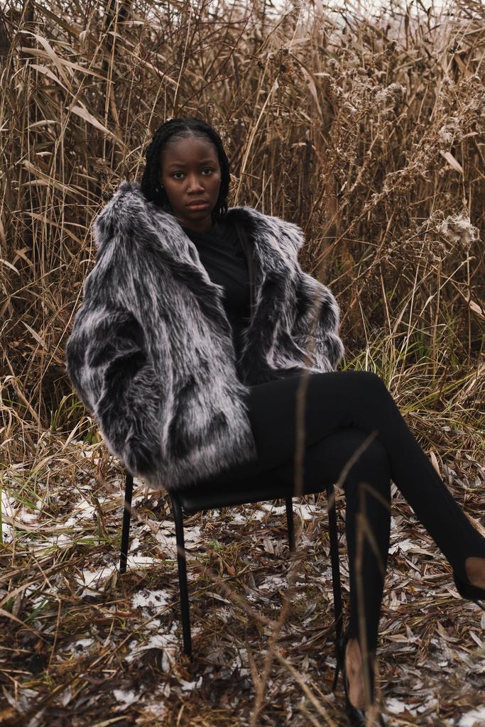 Шуба Чернобурка