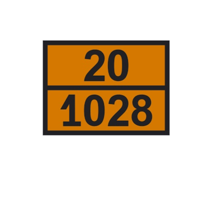 Табличка рельефная Опасный груз 1028-20 (хиадон)