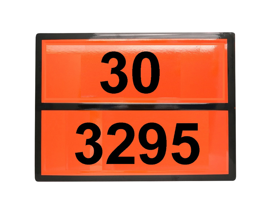 Табличка рельефная Опасный груз 3295-30 (углеводород жидкий)