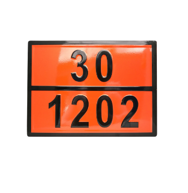 Табличка рельефная Опасный груз 1202-30 (Дизельное топливо) 300х400 мм