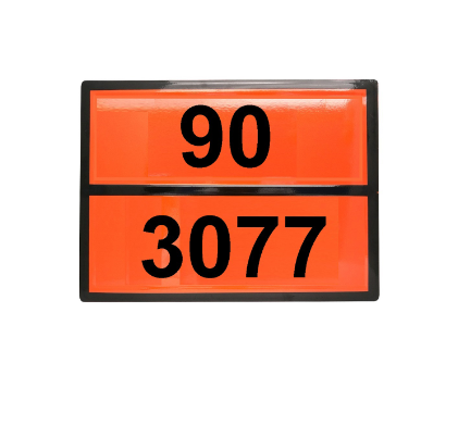 Табличка рельефная Опасный груз 3077-90