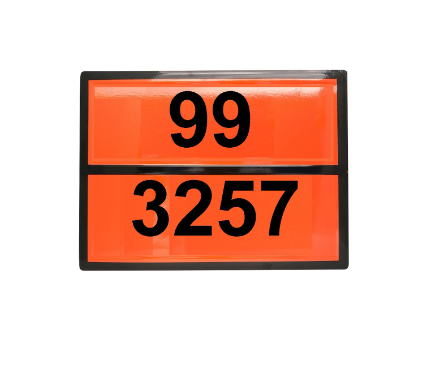 Табличка рельефная Опасный груз 3257-99 (битум)