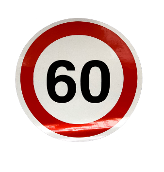 Знак Ограничение скорости ''60'' d 250 мм светоотражающий