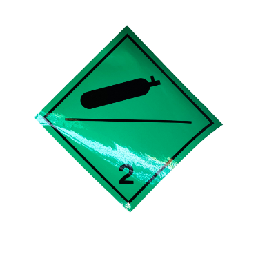 Знак бензовоз 250х250 ''2'' баллон светоотражающий