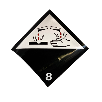 Знак бензовоз 250х250 ''8'' светоотражающий