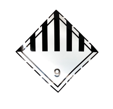 Знак бензовоз 250х250 ''9'' светоотражающий