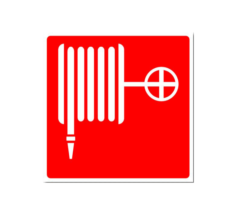 Знак Пожарный кран 100х100 мм