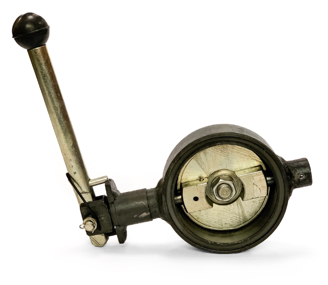 Затвор поворотный на бензовоз Нефаз