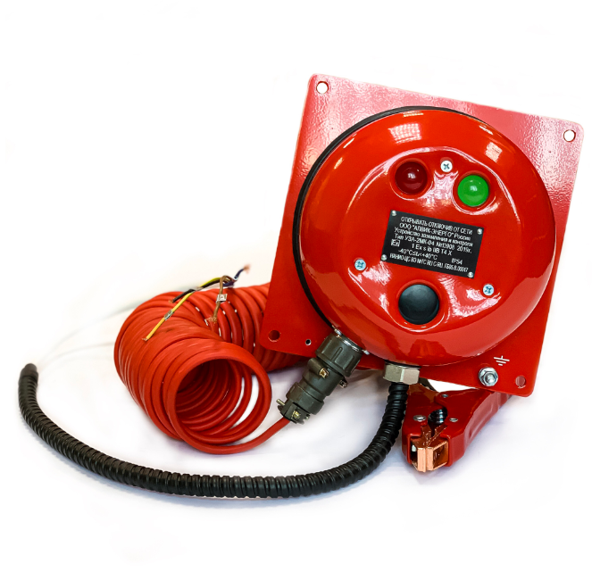 Устройство заземления АЦ УЗА-2МК-04 с заземляющим проводником, 220В