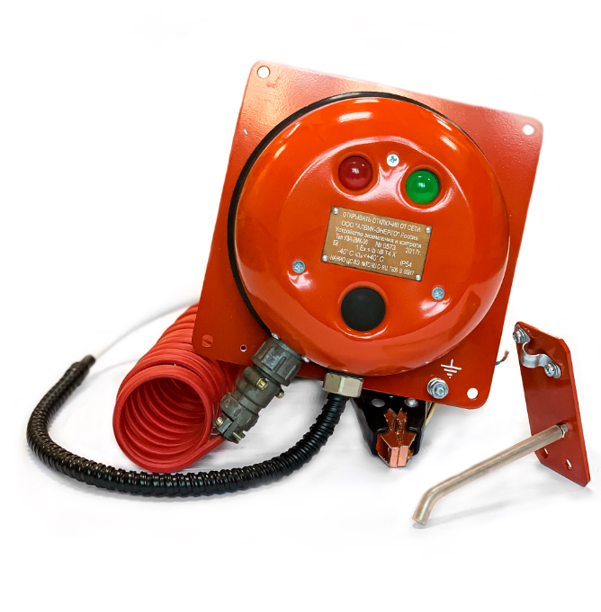 Устройство заземления АЦ УЗА-2МК-05 с заземляющим проводником, 12В