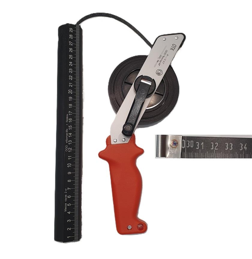 Рулетка Р-30 У2Г с лотом 2 кг (Контур) поверенная