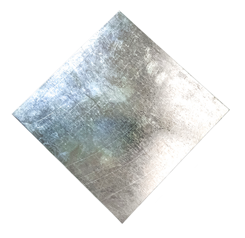 Основа под знак опасности 250х250 оцинкованная