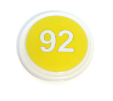 Значок типа продукта ЕК 145 с наклейкой 92 (желтый)