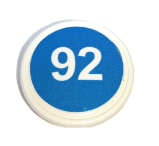 Значок типа продукта ЕК 145 с наклейкой 92 (синий)