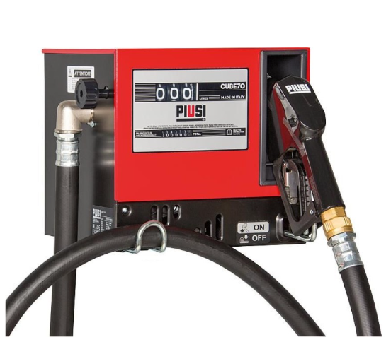 Топливораздаточная колонка Cube 70 DC 24/12V (мех. счет., авт. пист.), 70 л/мин