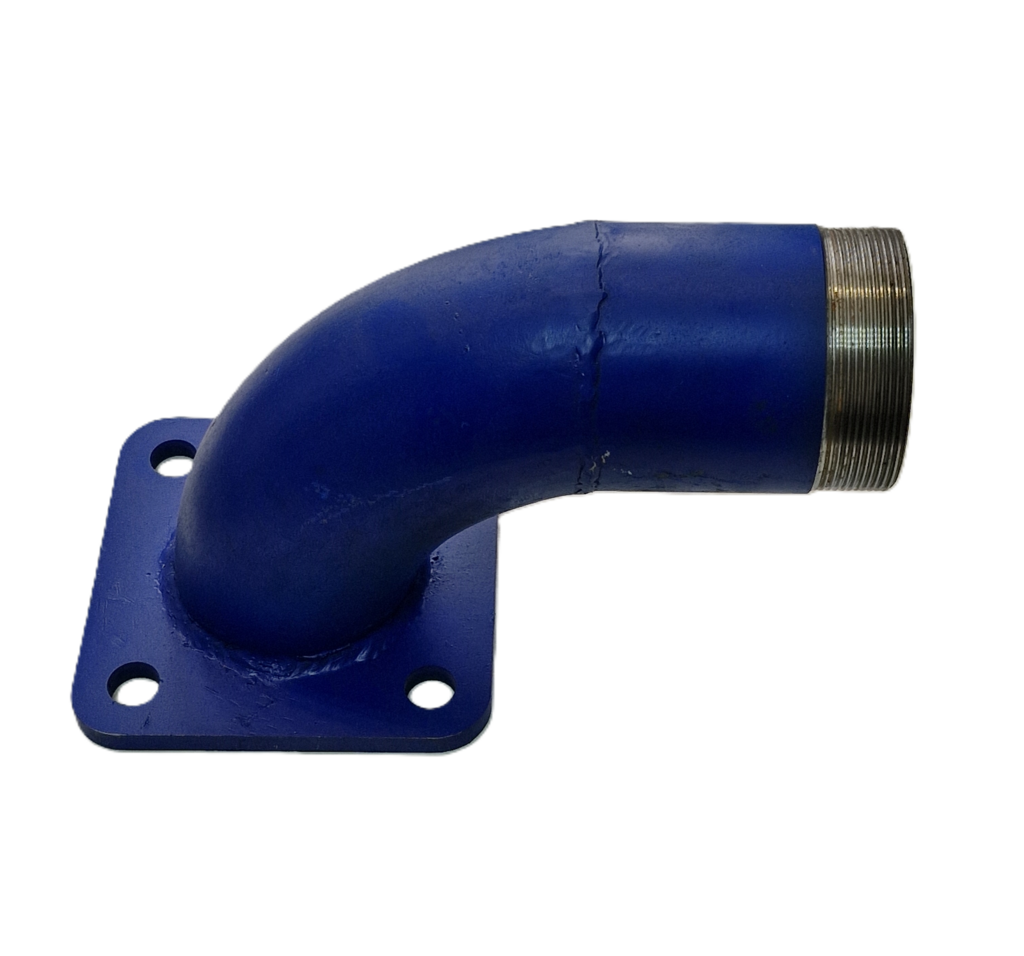 Фланец переходной СВН-80 - резьба Ду80мм под углом 90гр