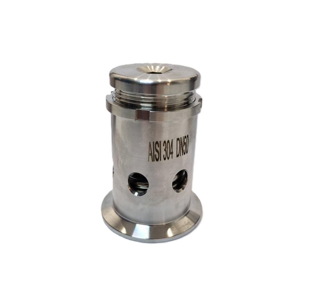 Дыхательный клапан с регулировкой давления DN50 AISI304
