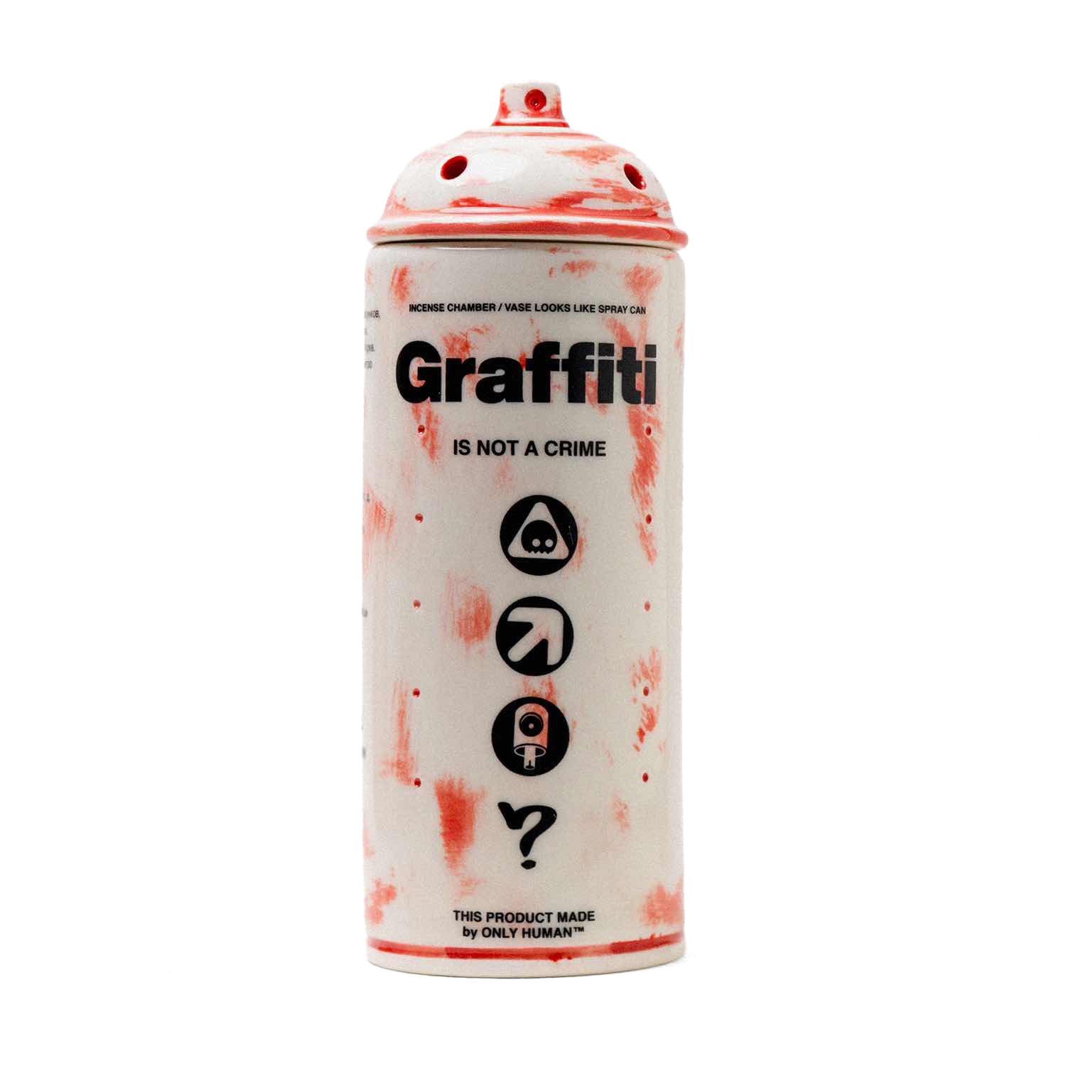 Ваза "SPRAY CAN / GRAFFITI" (red)