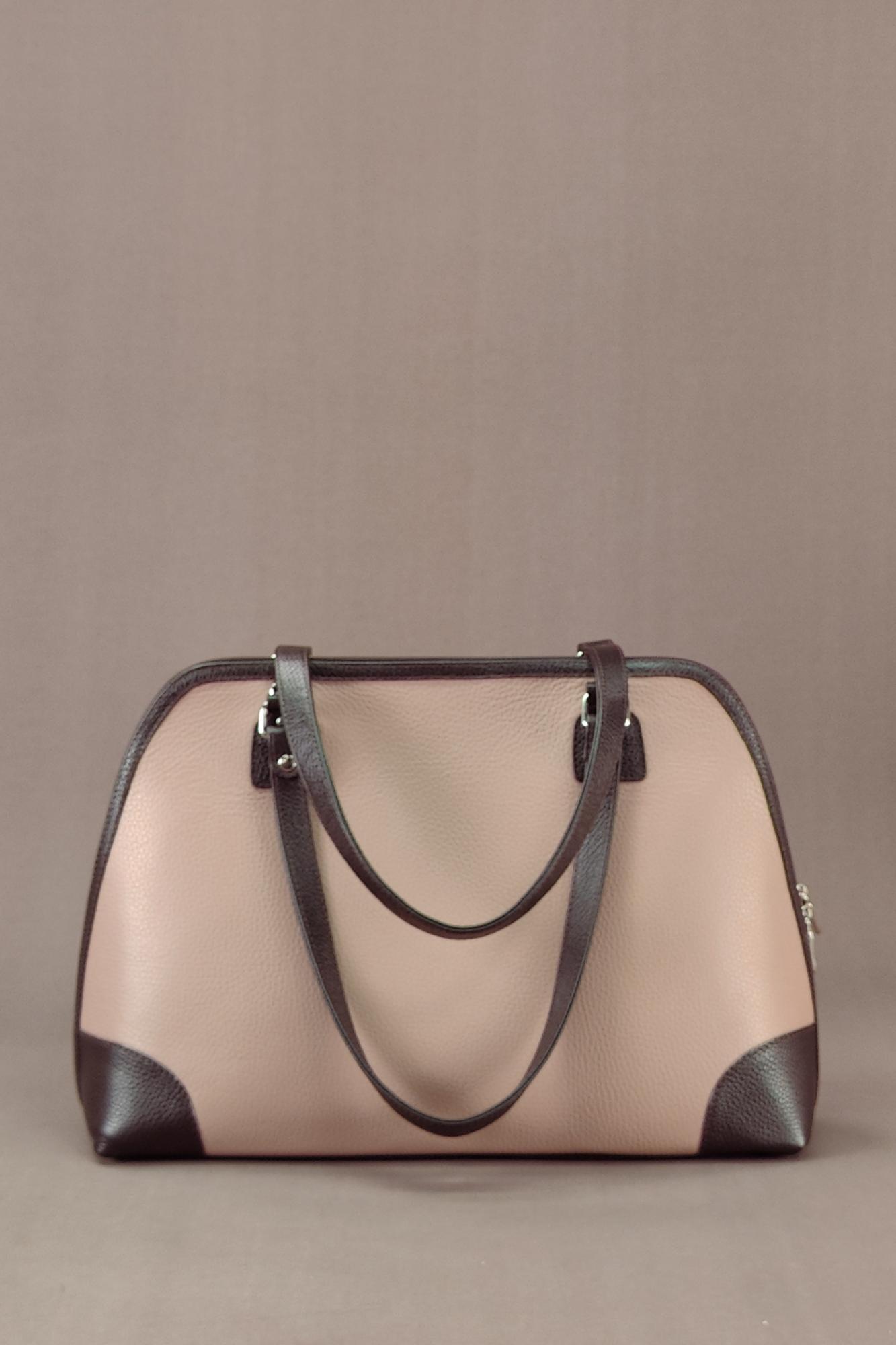 Сумка "Lady" капучино+т.-коричневый