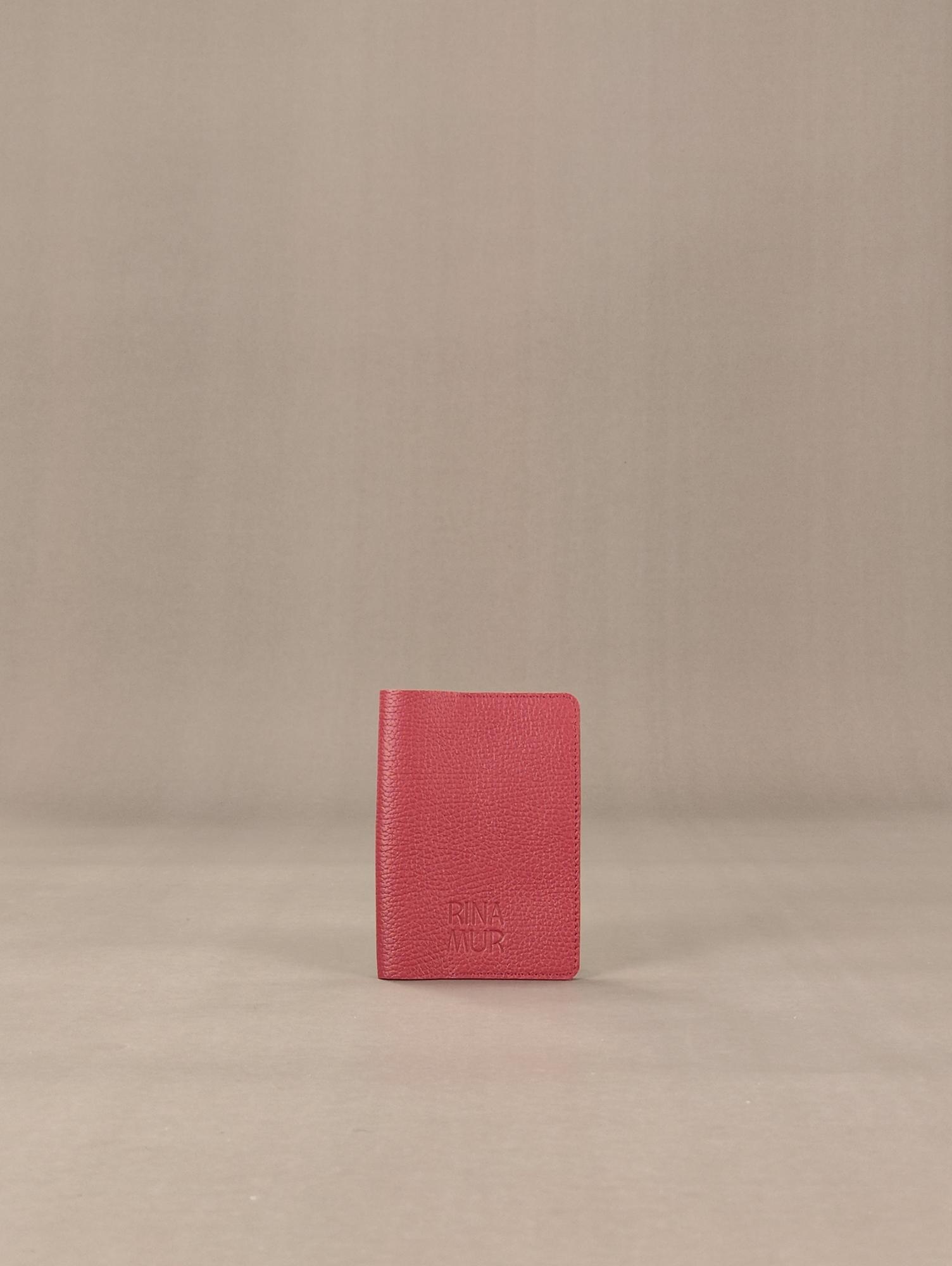 Обложка для паспорта красная ягода