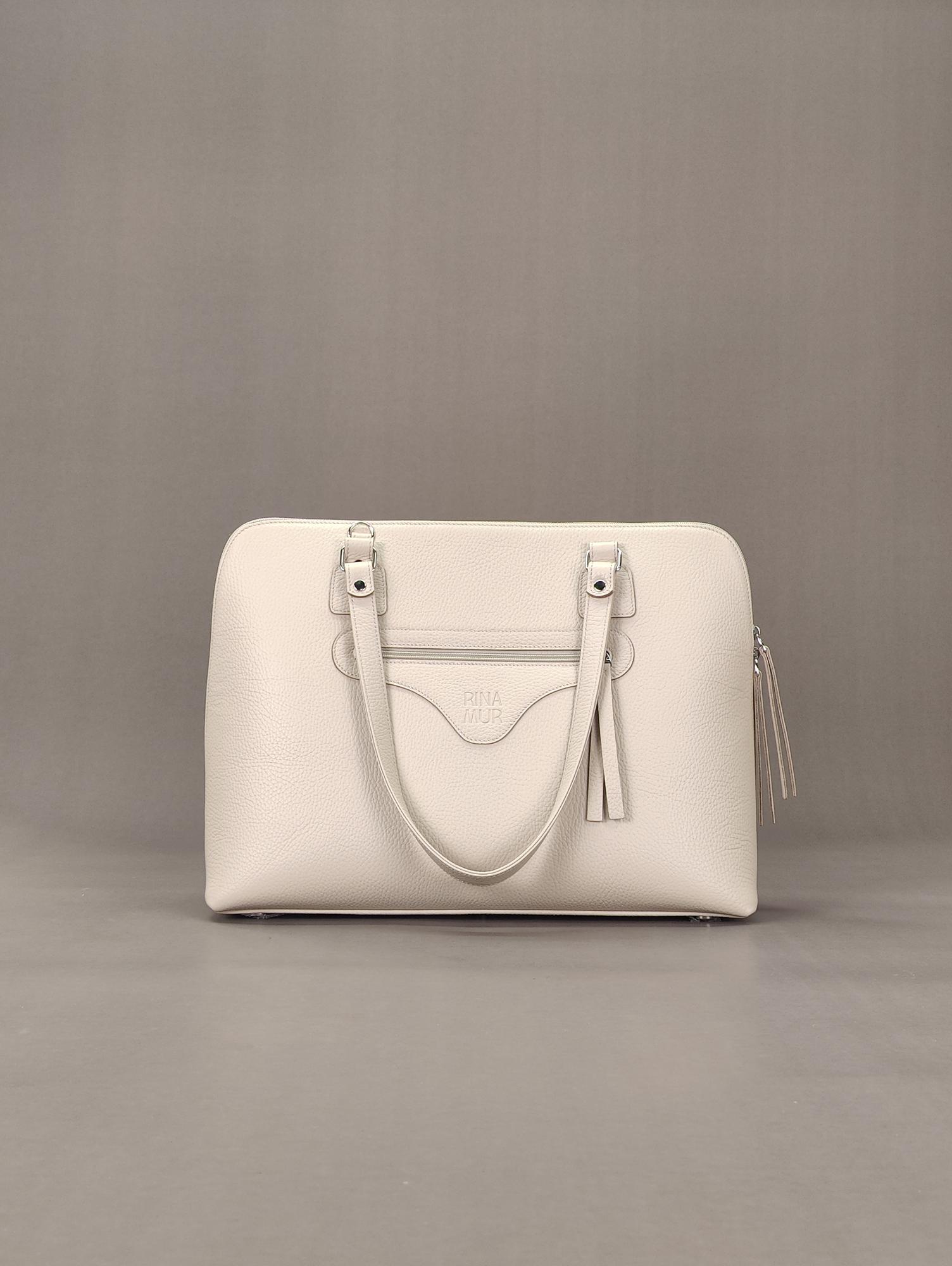 Сумка "Brief" бежевая