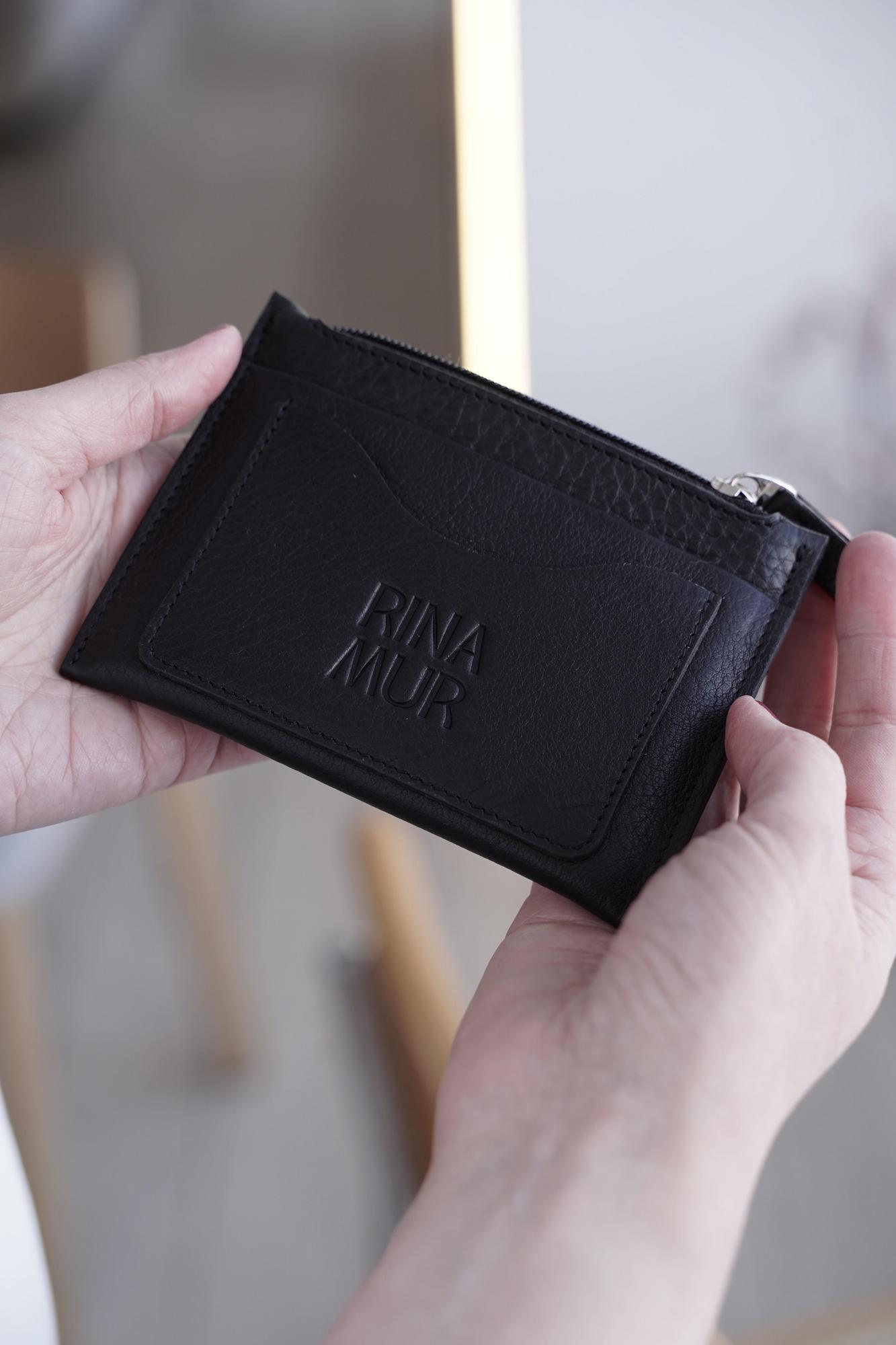 Кошелек "5в1" для автодокументов черный