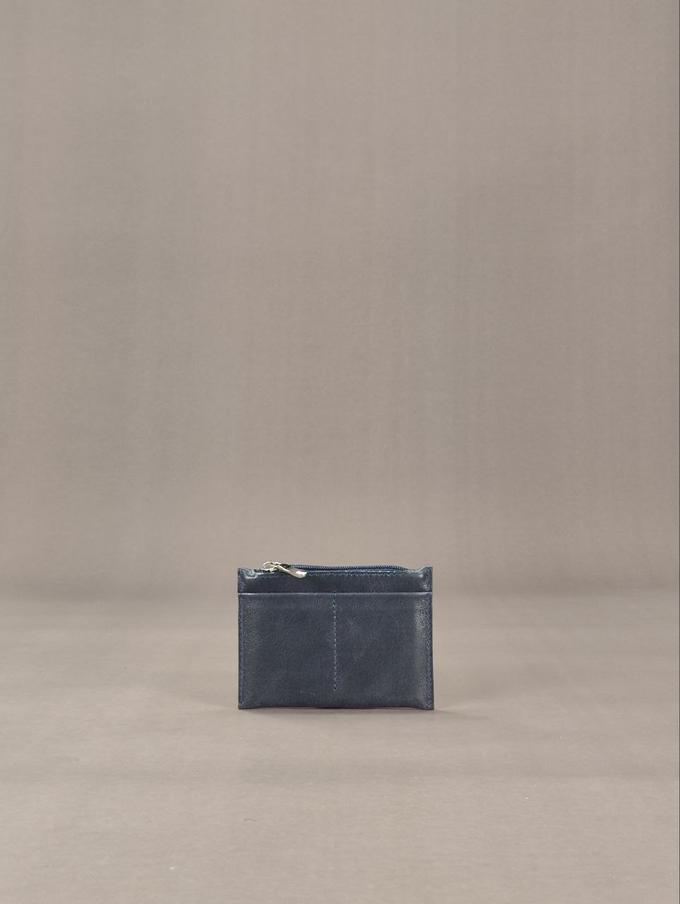 Кошелек "5в1" т-синий гладкая кожа