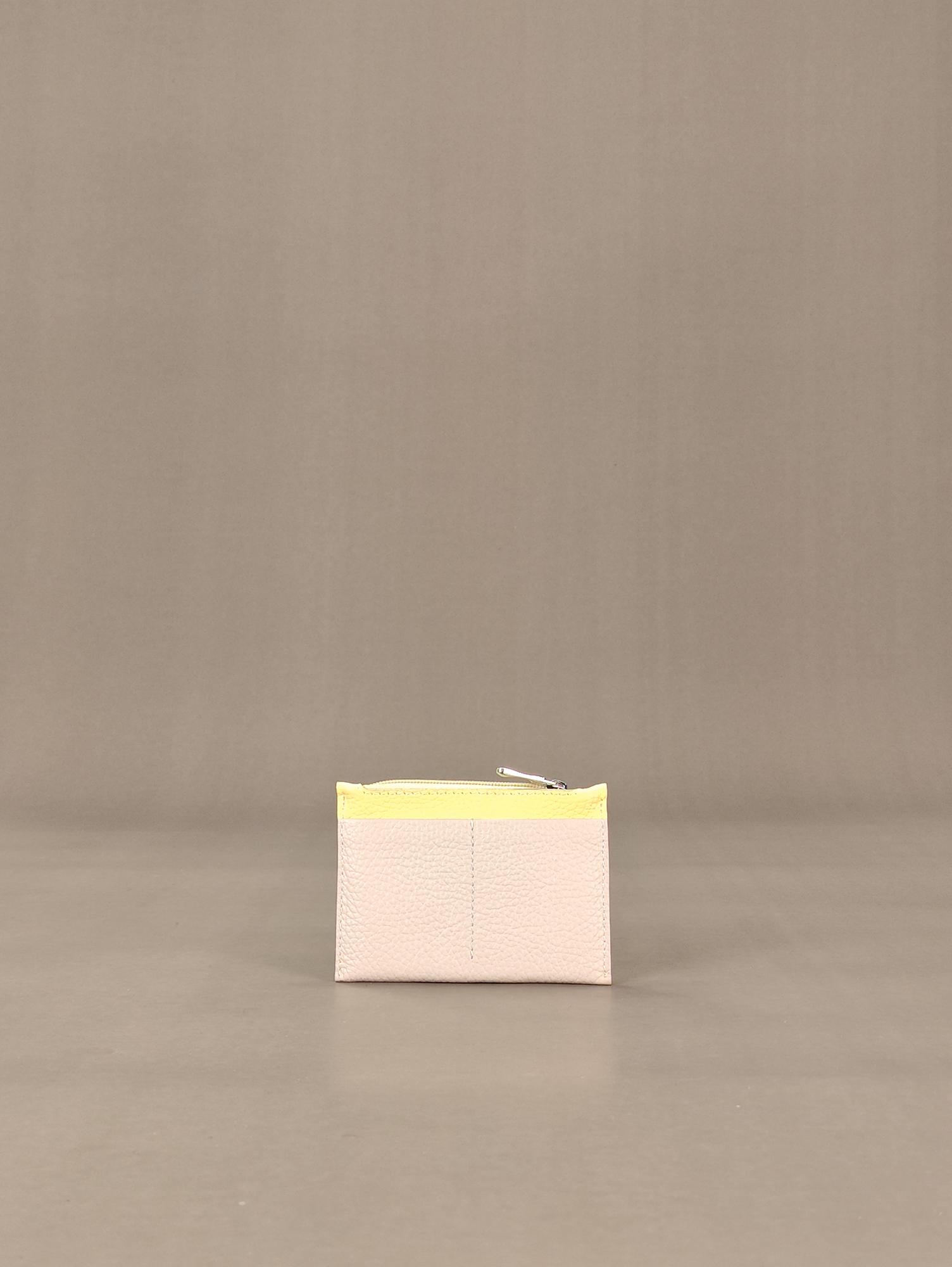 Кошелек "5в1"желтый+розовое облако