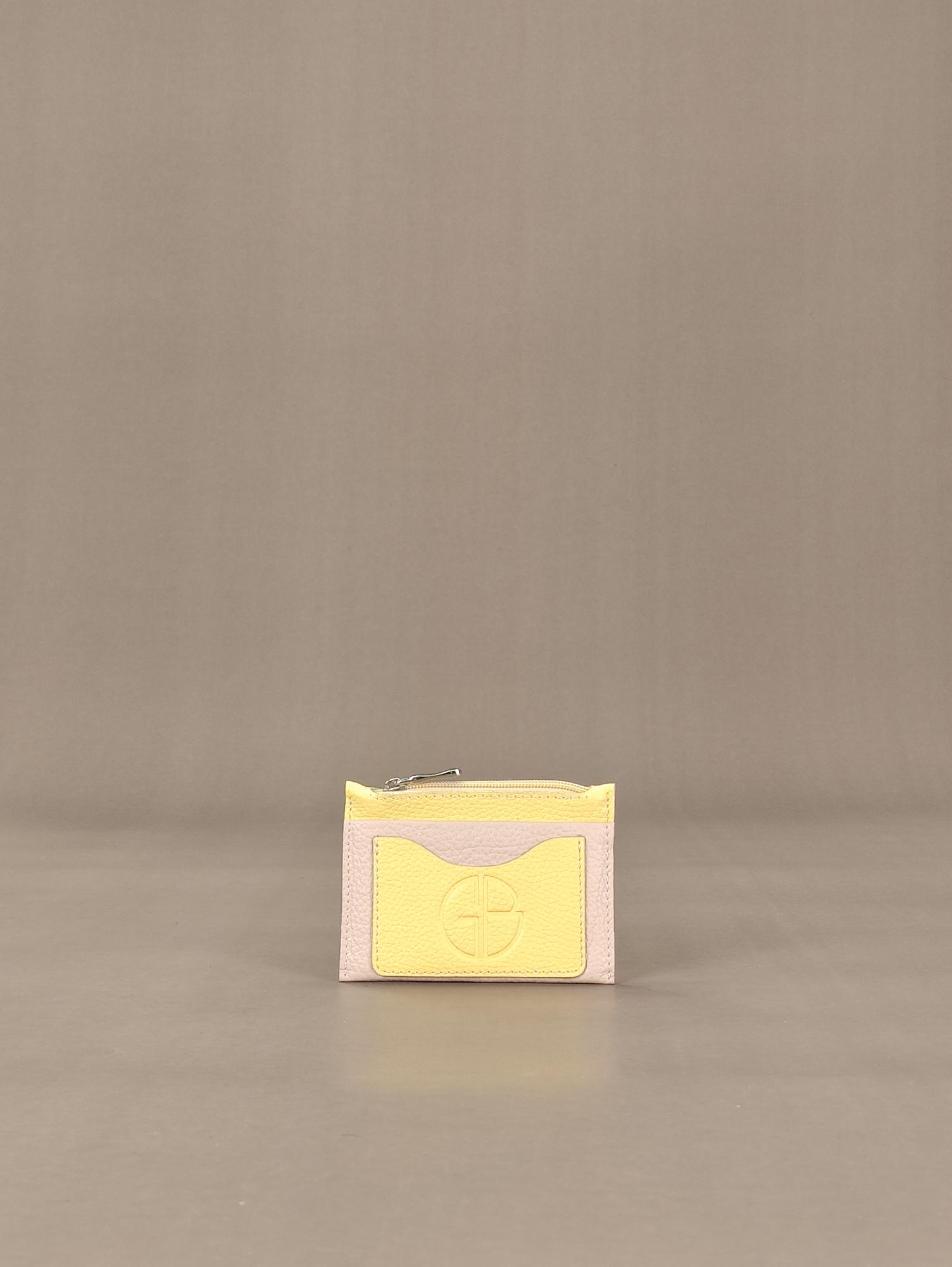 Кошелек "5в1"желтый+розовое облако