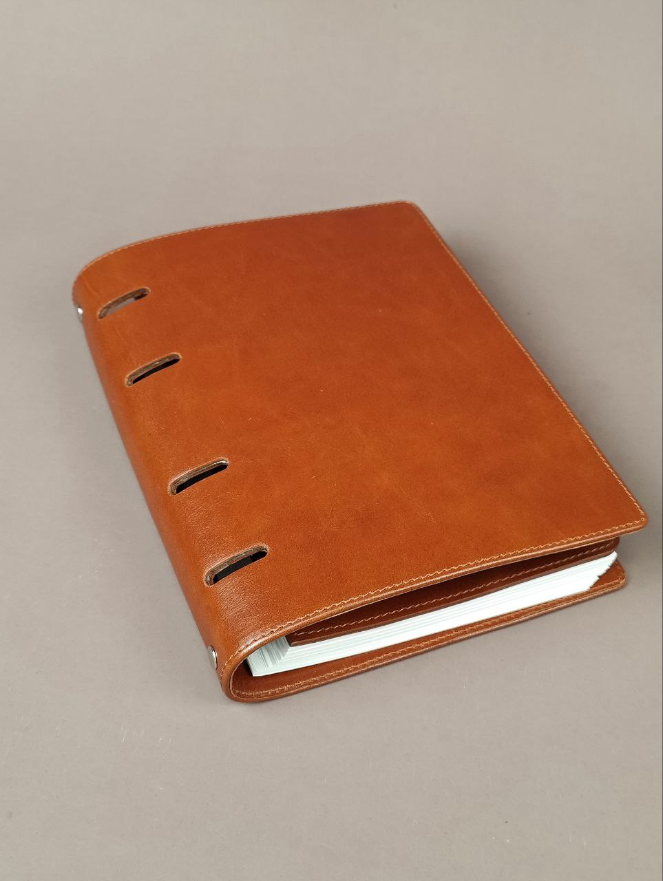 Блокнот А5 на кольцах орех