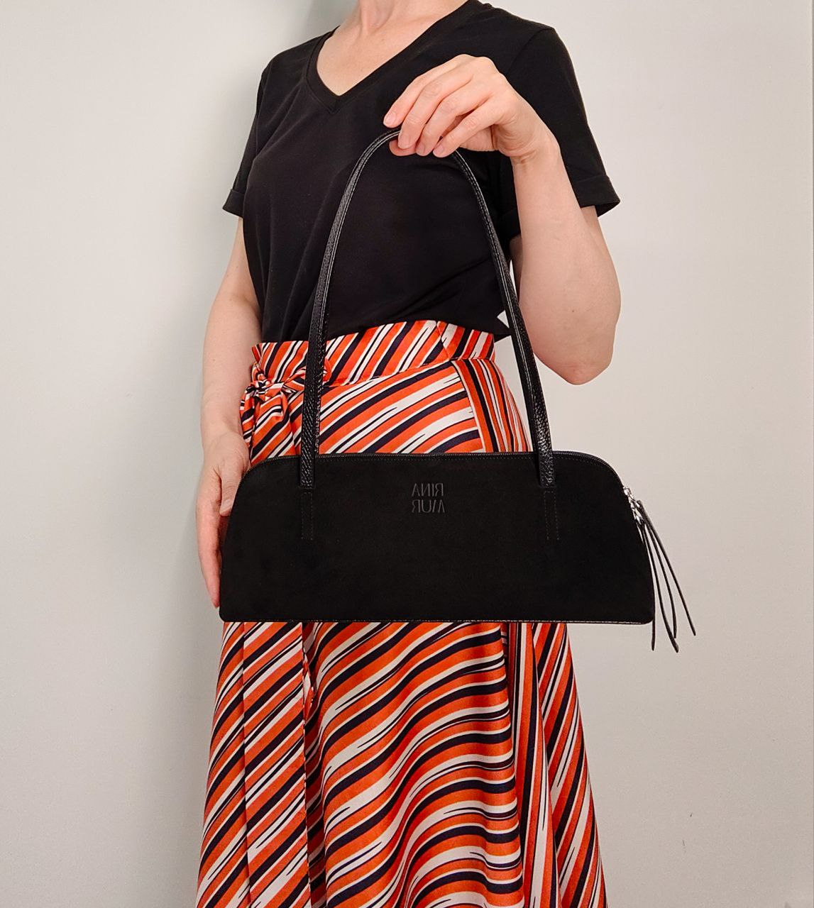 Сумка-такса "Fluffy" черная