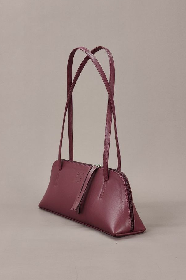 Сумка-такса "Fluffy" ягодно-бордовый