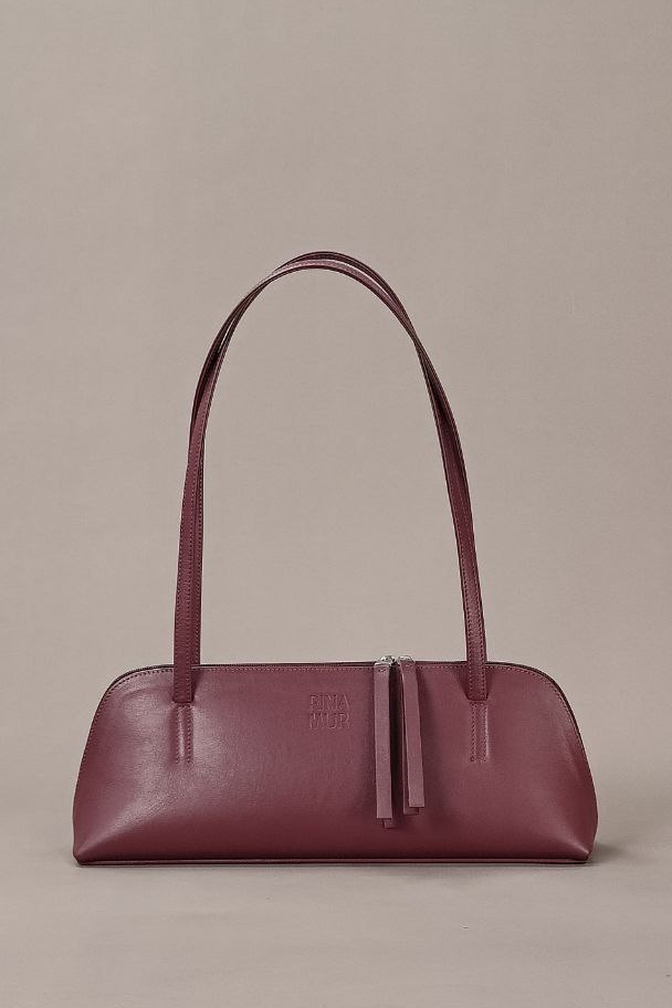 Сумка-такса "Fluffy" ягодно-бордовый