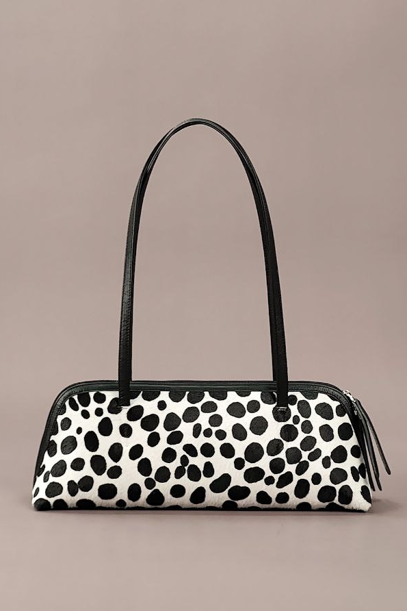 Сумка-такса "Fluffy" с мехом Мечта Круэллы