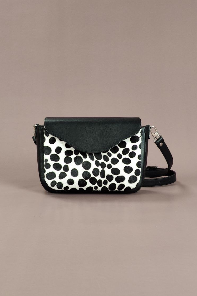 Сумка "Loco" с мехом Мечта Круэллы