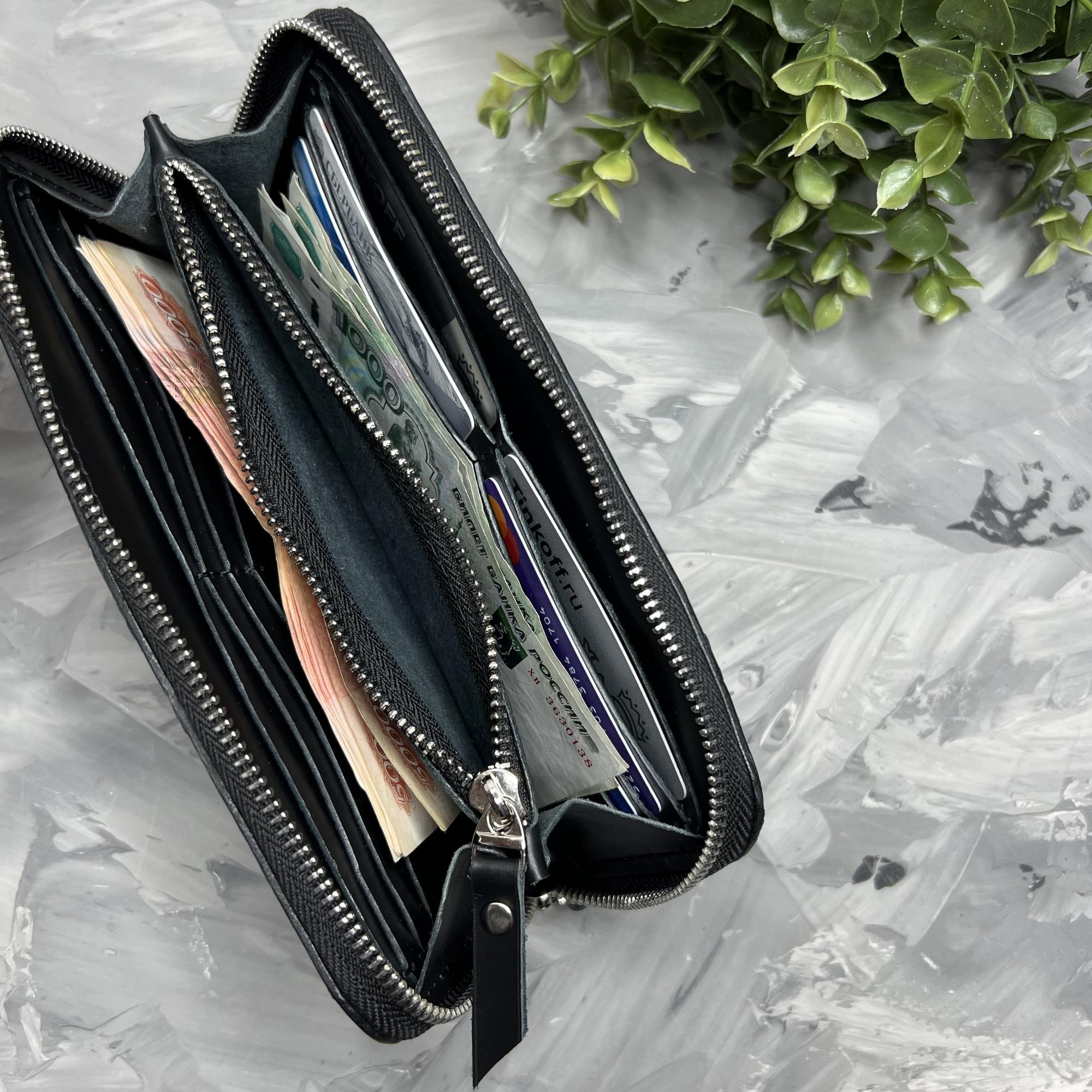 Портмоне VEGAS черный крок