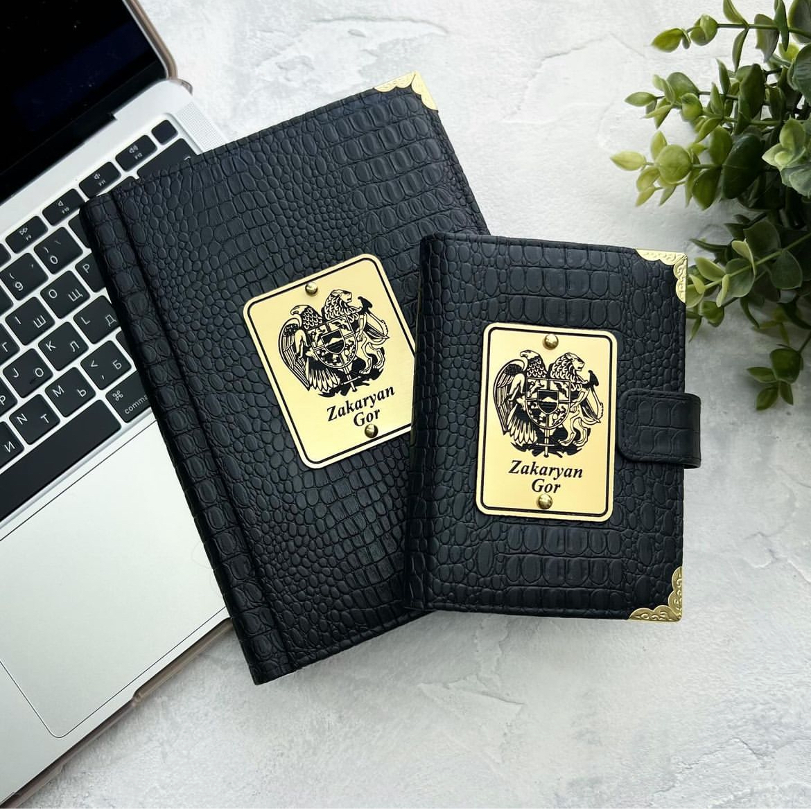 Подарочный набор: ежедневник и обложка на паспорт