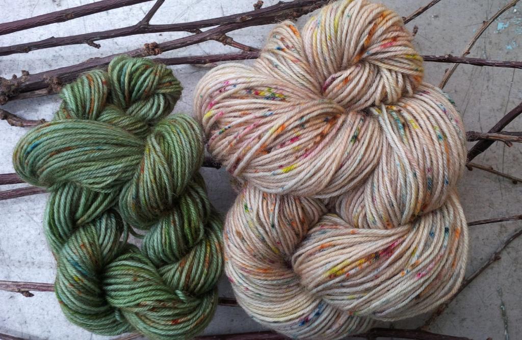 наборы для носков с мини мотком для пятки/мыска   "Рождественская ретро открытка"